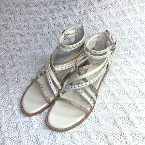 Vince Camuto Women's Dirrazo Embellished‎ Gladiator Sandal Flat Sz 8.5 M new